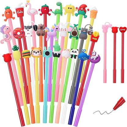 BESARME 30 PCS Cartoon Fun Pens by BESARME