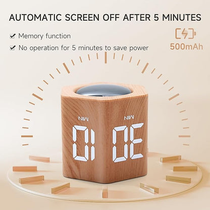 Exlliy Productivity Timer 1, 60 Minutes Preset, Desk Cube Timer - Image 5