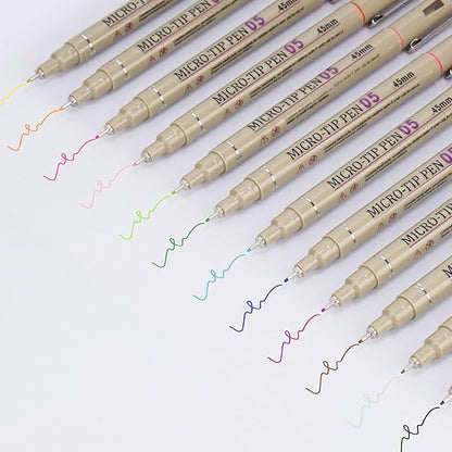 Attom Tech Art 05 Micro, Fineliner Pen Set Ink, Fine Point Pen, Artist - Image 2