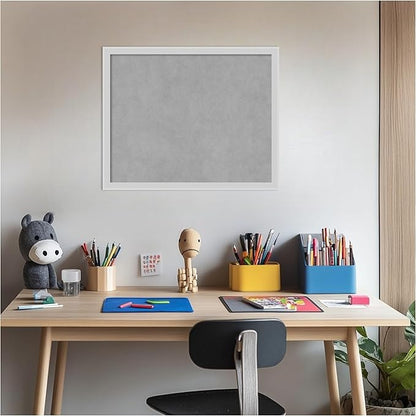 Amanti Art Silver Framed Magnetic Board 17x21 Small Vision Board - Image 5
