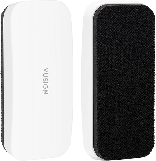 VUSIGN Magnetic Dry Erase White Board Eraser- 2 Pack, Glass Whiteboard Eraser by VUSIGN