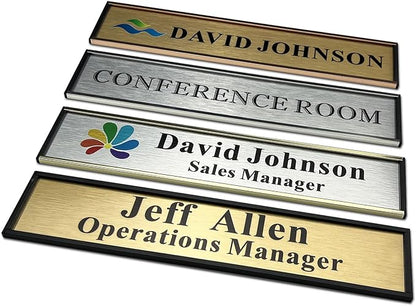 SINKAA Personalized Name Plate for Door or Wall, 2 * 10 inch Custom Office - Image 3