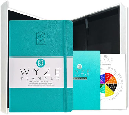 Wyze Planner Undated Daily Planner – 1-Year B5 Productivity Organizer by WYZEPLANNER