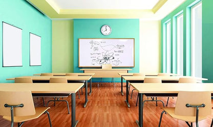 Ghent 4 x 10 Porcelain Magnetic Whiteboard, Wood Frame, 1 Marker, 1 Eraser - Image 5