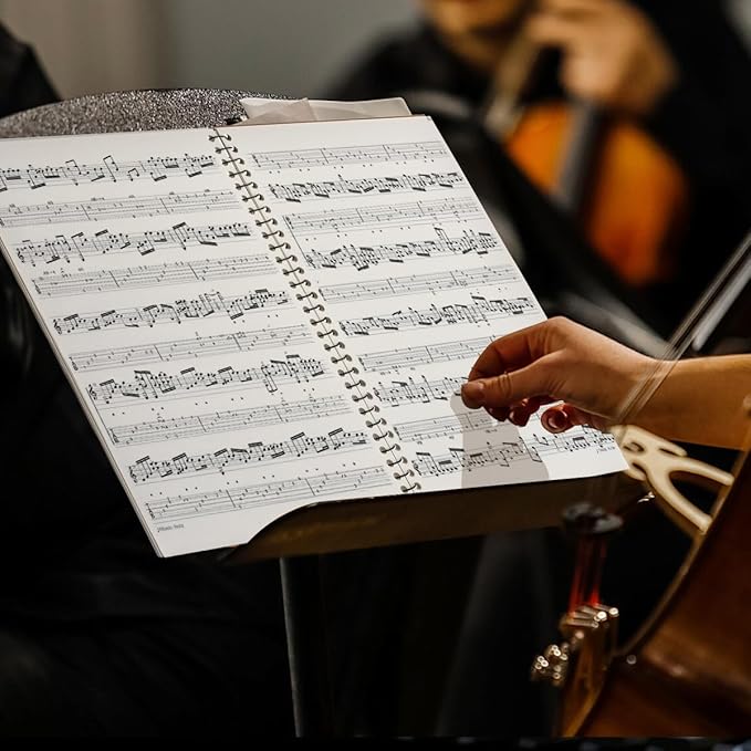 Music Notebook 2 Pack, 100 Sheets/200 Pages Blank Sheet Music Notebook - Image 7
