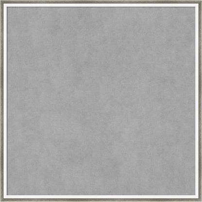 Amanti Art Silver Framed Magnetic Board 25x25 Medium Vision Board by AmantiArt
