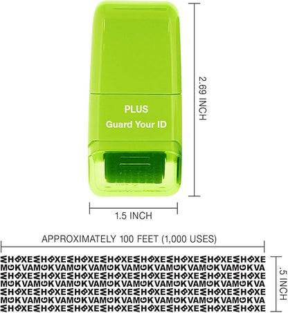 Guard Your ID Identity Protection Stamp Roller, Deluxe Multi-Color 4-Pack - Image 8