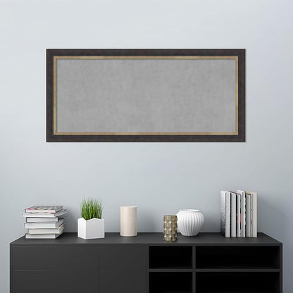 Amanti Art Black Framed Magnetic Board 25x53 Oversize Vision Board - Image 5