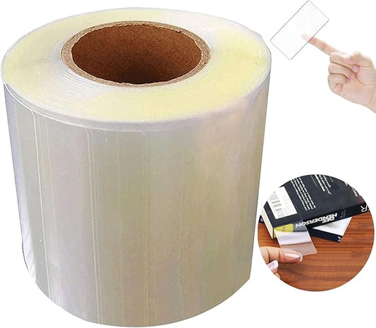 300Pcs Clear Label Protector Shields 2"x3" Vinyl Label Shields Library Book by wootile