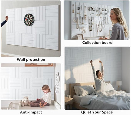 G Gamit Large Felt Wall Tiles Bulletin Board, Large Cork Board Alternative - Image 7