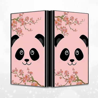 BWEGRHE Slim Credit Card Holder, Panda Sakura RFID Blocking Metal Wallet - Image 4