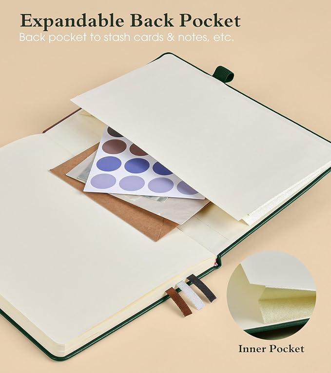 PAIBAS Graph Notebook for Women Men, 160 Pages Grid Paper, Graphing Notebooks - Image 6