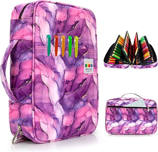 YOUSHARES 300 Slots Colored Pencil Bag by YOUSHARES