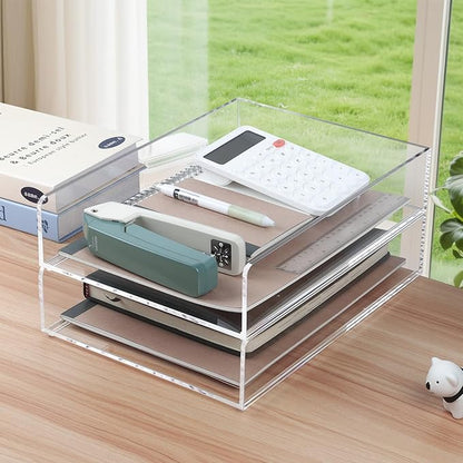 2 Pack Acrylic Paper Tray Organizer - Image 4