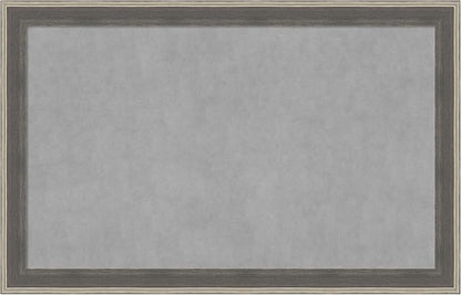 Amanti Art Grey Framed Magnetic Board 29x45 Large Vision Board by AmantiArt