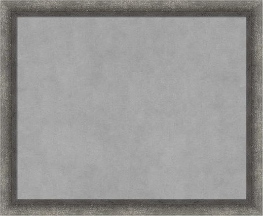 Amanti Art Grey Framed Magnetic Board 18x22 Small Vision Board by AmantiArt