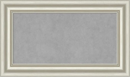 Amanti Art Silver Framed Magnetic Board 18x30 Small Vision Board by AmantiArt
