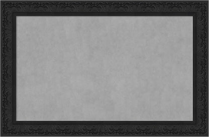 Amanti Art Black Framed Magnetic Board 31x47 Large Vision Board by AmantiArt