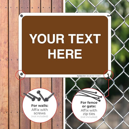 Custom Sign, Personalized Metal Signs, Customize - Image 4