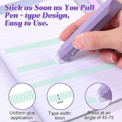 4Pcs Double Sided Tape Pens, 2025 New Multipurpose Double Sided Tape Roller - Image 6