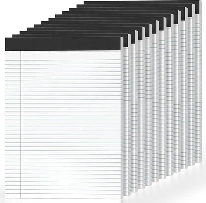 12 Pcs Legal Pads 8.5" x 11" College Ruled Note Pads 8.5 x 11.75 Inch by Nichela