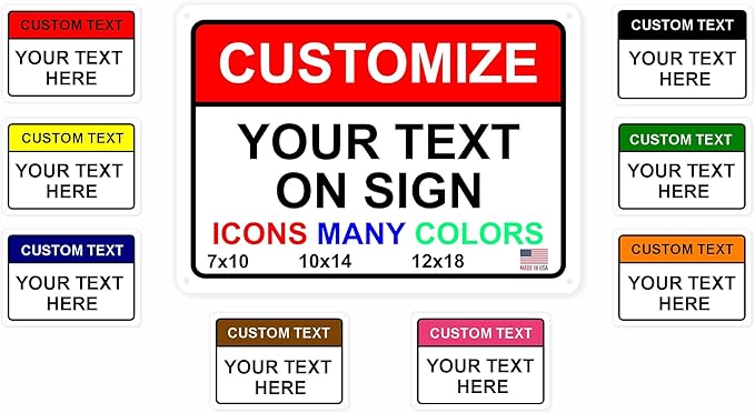 Custom Signs Outdoor Metal 24x18 - Image 2