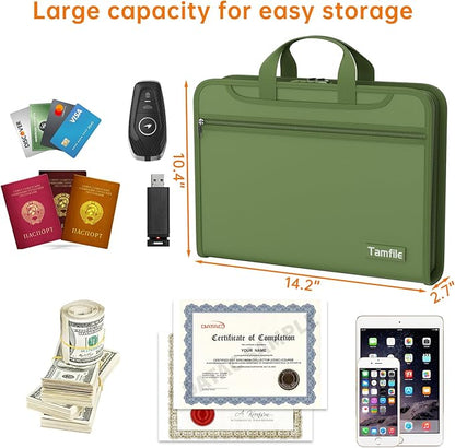 5200℉ Fireproof Accordion File Organizer - Image 5