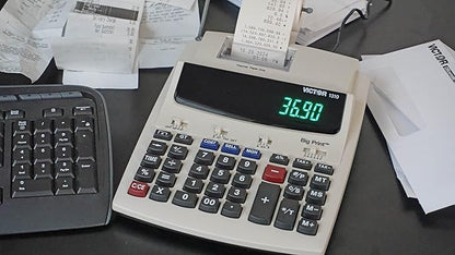 Victor 1310 Big Print Printing Calculator, 12-Digit LED Display, Fast Ink-Free - Image 6