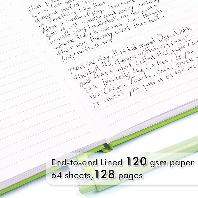 feela 5 Pack Notebooks Journals Bulk, Hardcover Notebook Classic Ruled Lined - Image 3