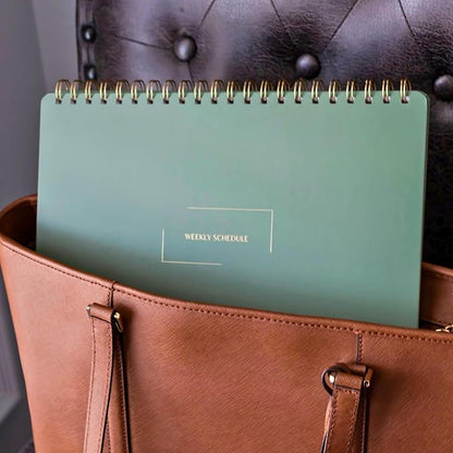 Merely Home Undated Daily Planner | 8.25” x 11.75” Work To-Do Notebook | ADHD - Image 9