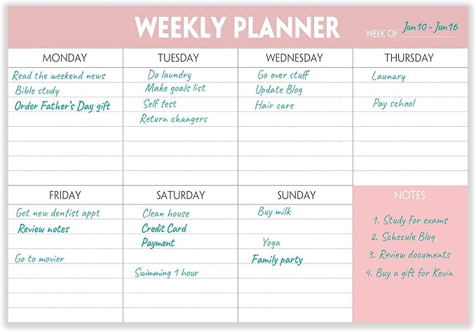 Weekly Planning Pad - Image 2