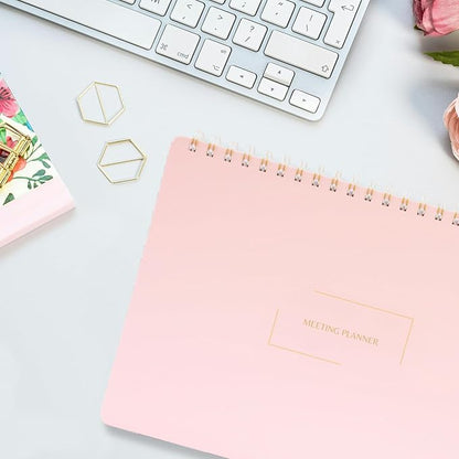 Merely Home | Meeting Notebook for Work | 8.25" x 11.75" | Project Planner | - Image 4