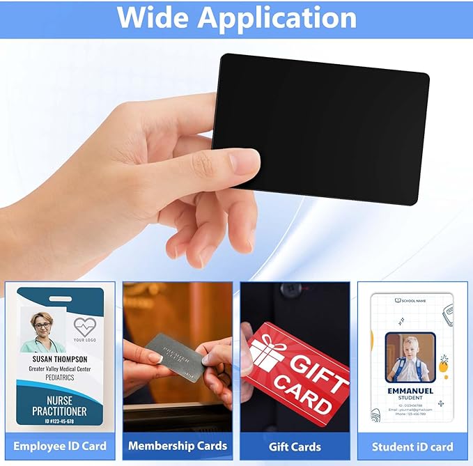 25 Pack - Premium Blank PVC Cards - Image 8