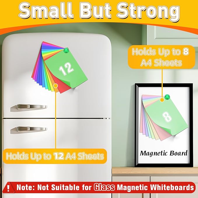 VNDUEEY 16 Pack Green Fridge Magnets, Strong Magnets - Image 5