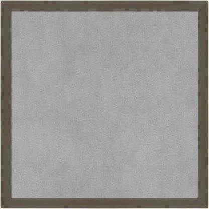 Amanti Art Grey Framed Magnetic Board 17x17 Small Vision Board by AmantiArt