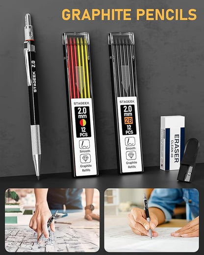 STAGEEK 14 Pack Carpenter Pencil Set - Image 3