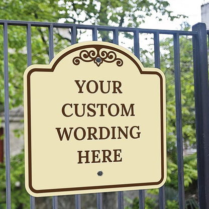 Custom Decorative Sign, Personalized Metal Sign - Image 4