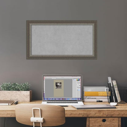 Amanti Art Silver Framed Magnetic Board 15x27 Small Vision Board - Image 5