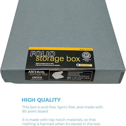Lineco Folio Storage Box, Clamshell Design - Image 3