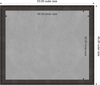 Amanti Art Black Framed Magnetic Board 45x53 Oversize Vision Board - Image 4
