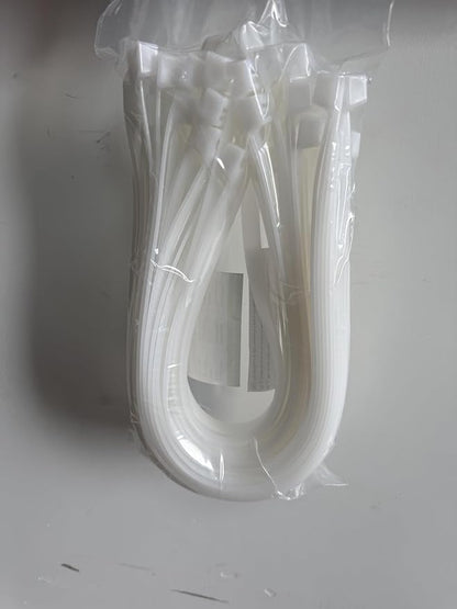 XINGO 60 inch White Long Zip Ties Heavy Duty 20 PCS, 250 lbs Ultra Strong - Image 4