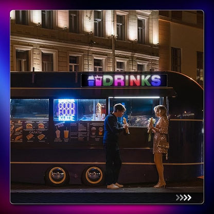 Large Programmable LED Sign, P5 Resolution Indoor Store LED Sign, - Image 6