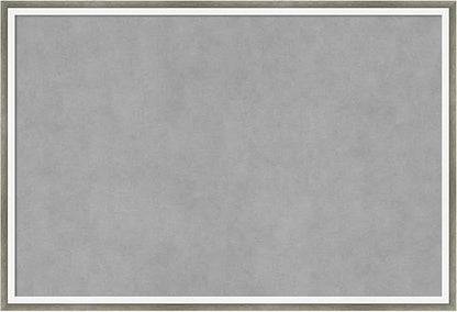 Amanti Art Silver Framed Magnetic Board 17x25 Medium Vision Board by AmantiArt
