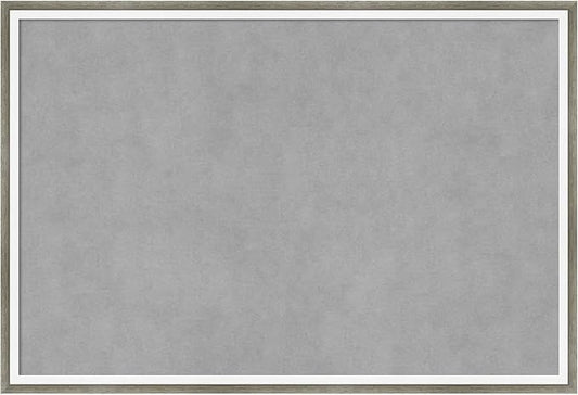 Amanti Art Silver Framed Magnetic Board 17x25 Medium Vision Board by AmantiArt
