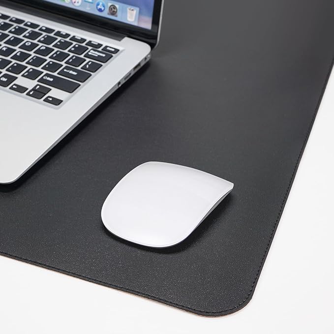 AFIING Dual-Sided Desk Pad, Natural Cork & PU Leather, Desk Mat Protector - Image 5
