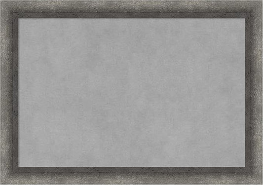 Amanti Art Grey Framed Magnetic Board 14x20 Small Vision Board by AmantiArt
