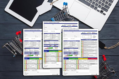 Multi-Point Inspection Form for Vehicles – 2-Part Carbonless Vehicle Checklist - Image 7
