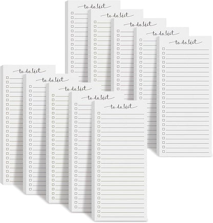 Censen 10 Pack 500 Sheets To Do List Notes Daily Checklist Notepads by Censen