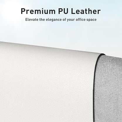 Aothia Faux Leather Desk Mat – Large Mouse Pad, Non-Slip PU Leather Blotter - Image 2