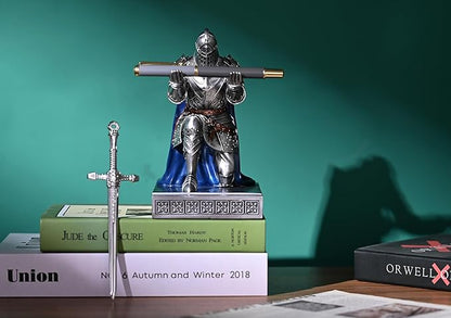 HDMbigmi King's Guard Leader Cloak Warrior Knight Pen Holder Mobile Phone Stand - Image 3